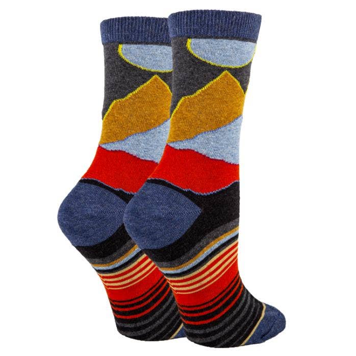 Midnight Sky's | Women's Premium Cotton Crew Dress Socks