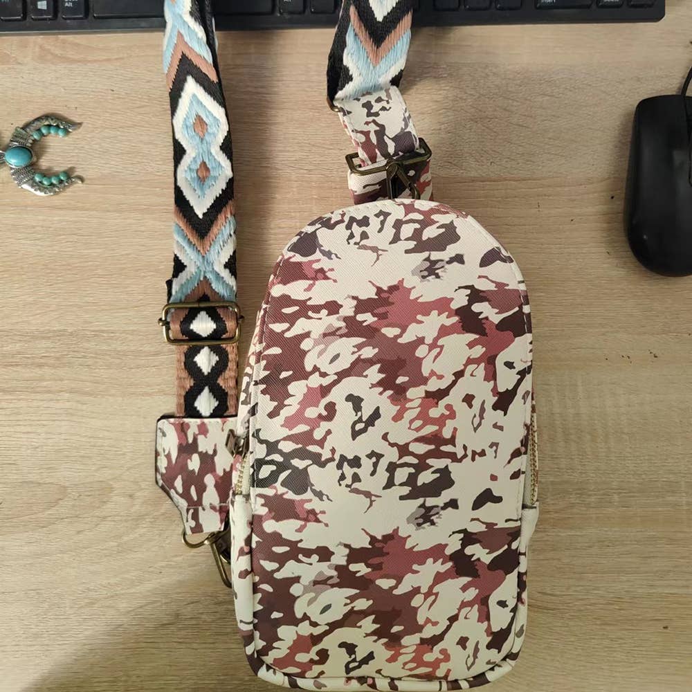 Cross Body Fashionable Shoulder Strap Retro Waist Bag