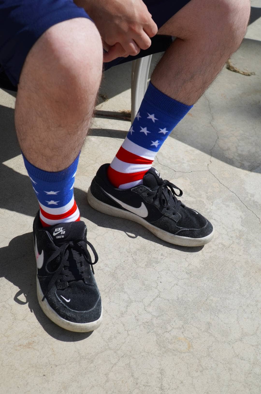Old Glory | Men's Novelty American Flag Crew Socks