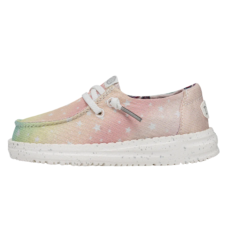 HEY DUDE WENDY TODDLER SPARKLE STAR SILVER/MULTI