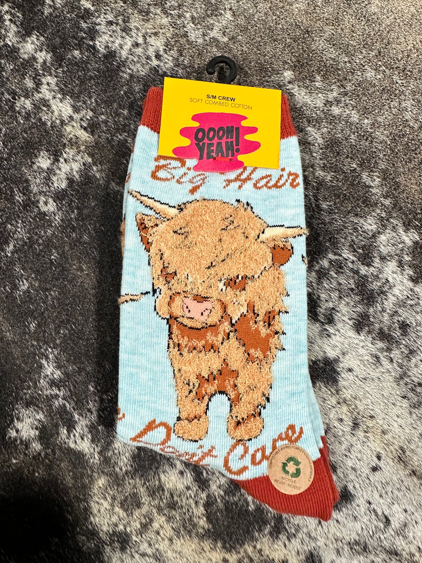 Oooh Yeah! Unisex Crew Socks Small