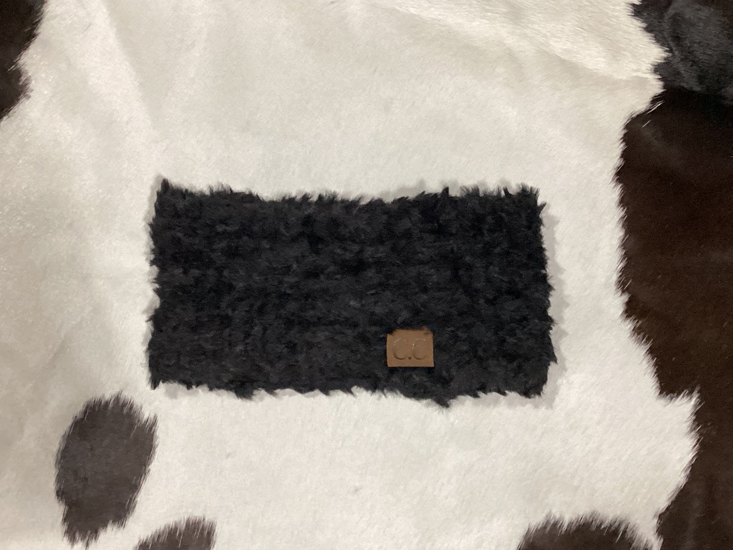 CC Beanie Faux Fur Head Wrap