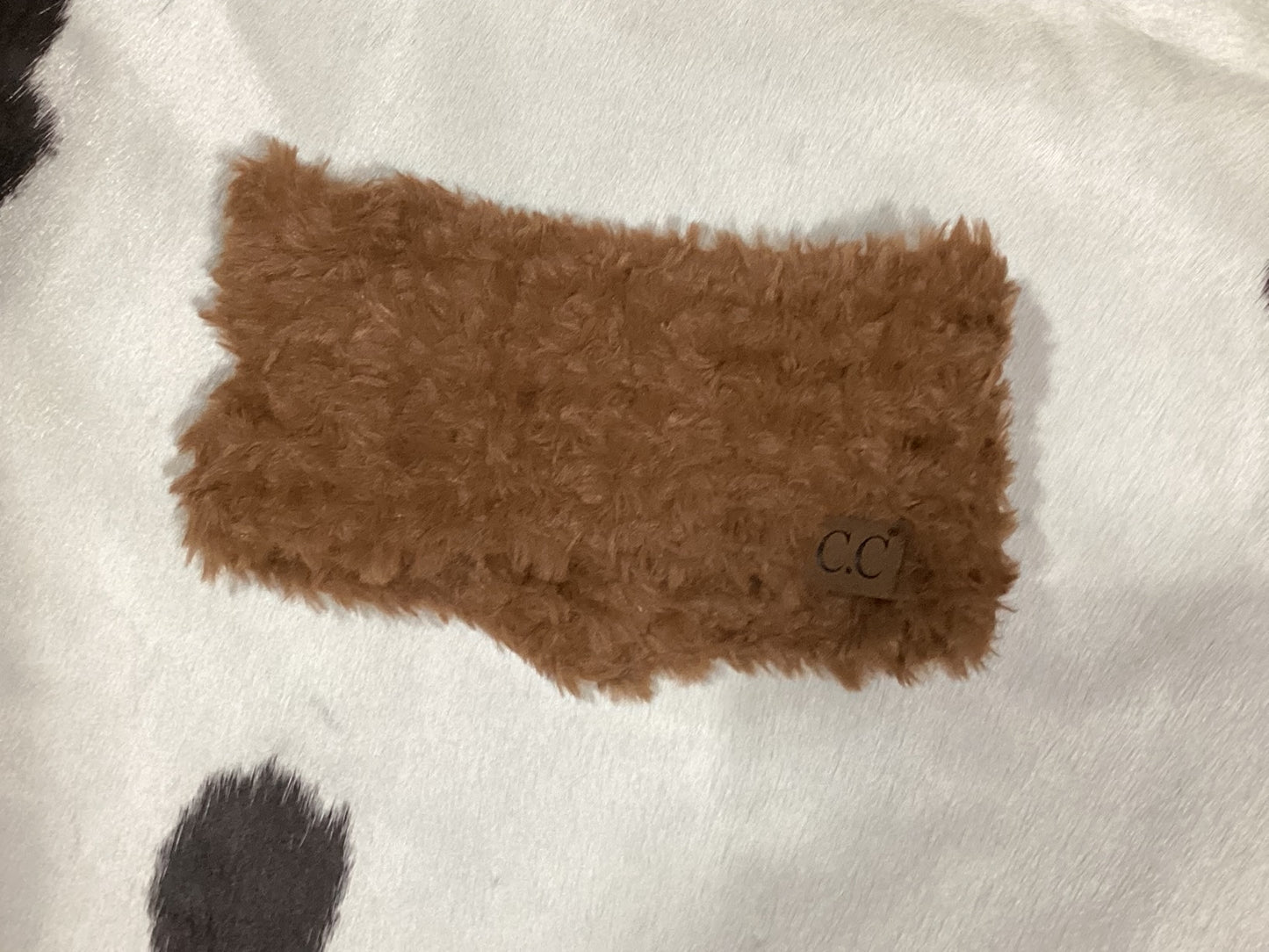 CC Beanie Faux Fur Head Wrap