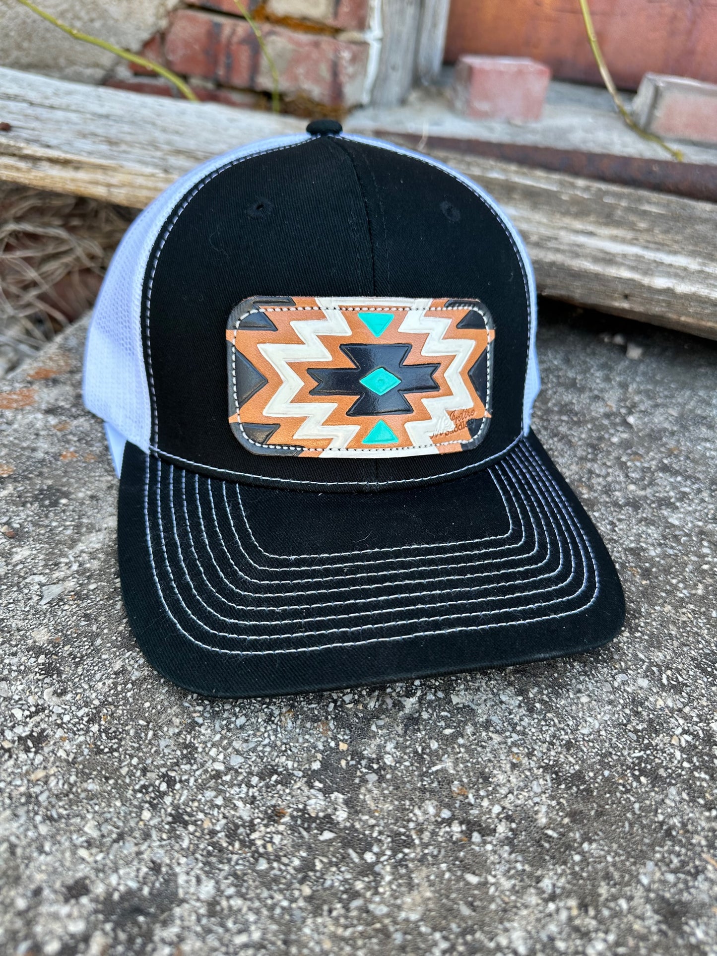 McIntire Black/White Aztec Cap
