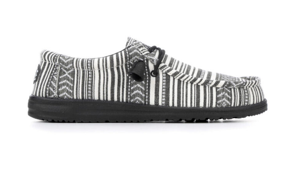 Hey Dude Wally Serape Black Gravel