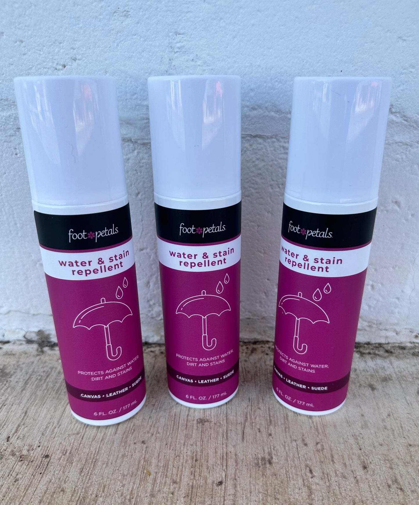 Foot Petals Water and Stain Repellant