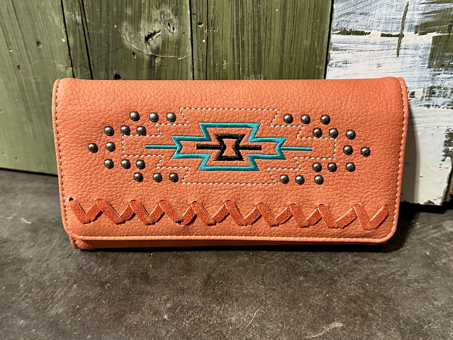 Montana West Burnt Orange Wallet