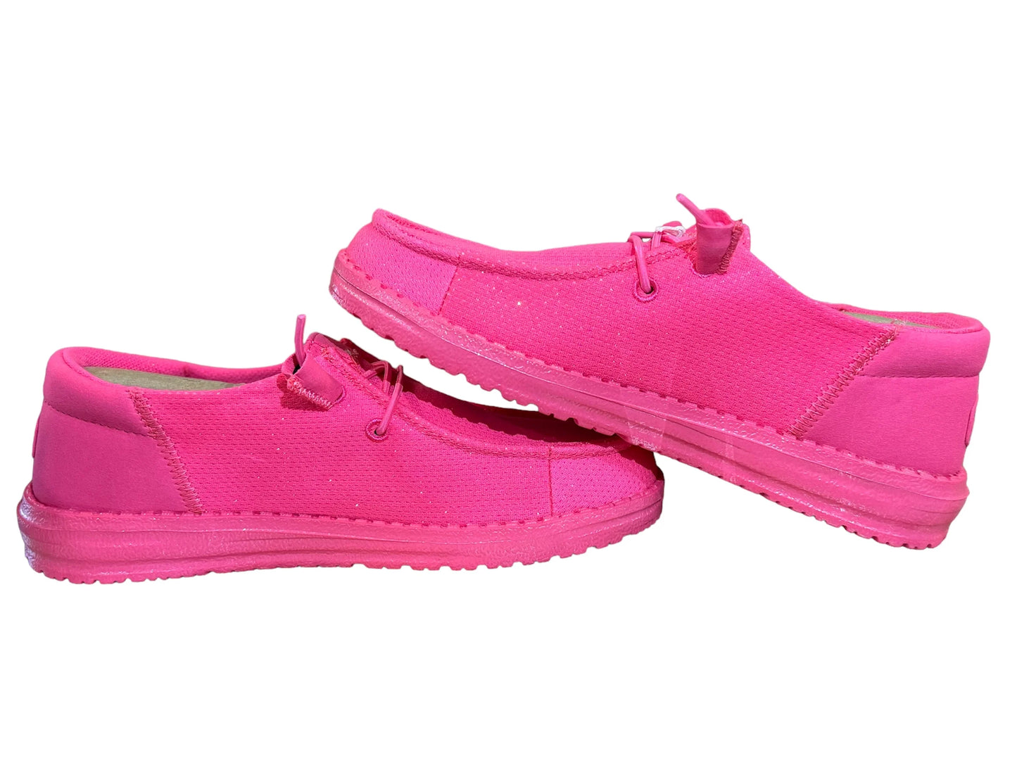 Hey Dude Wendy Funk Mono Sparkle Electric Pink