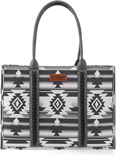 Wrangler Southwestern Square Tote (LARGE)