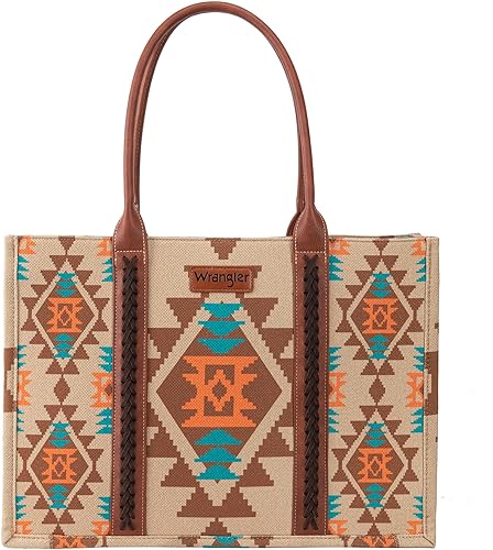 Wrangler Southwestern Square Tote (LARGE)