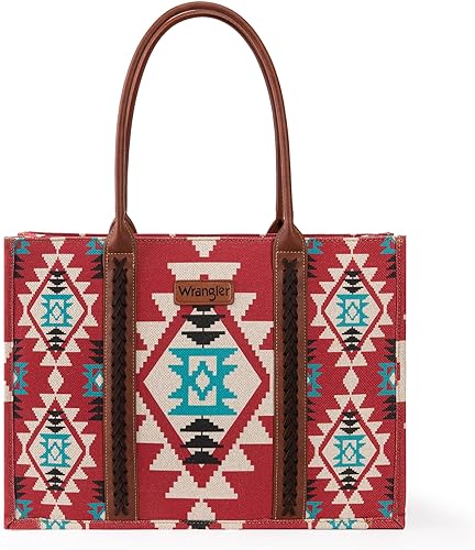 Wrangler Southwestern Square Tote (LARGE)