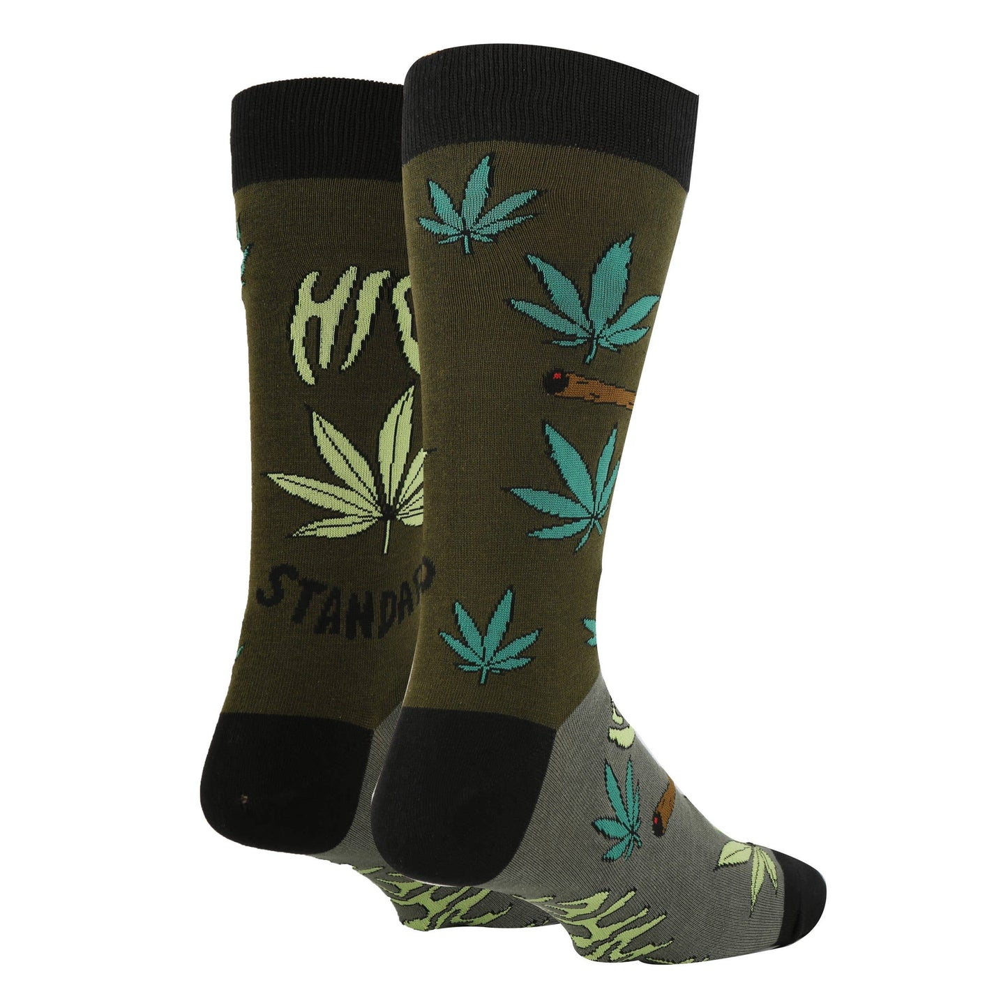 High Standards | Men's Funny Novelty Weed Crew Socks