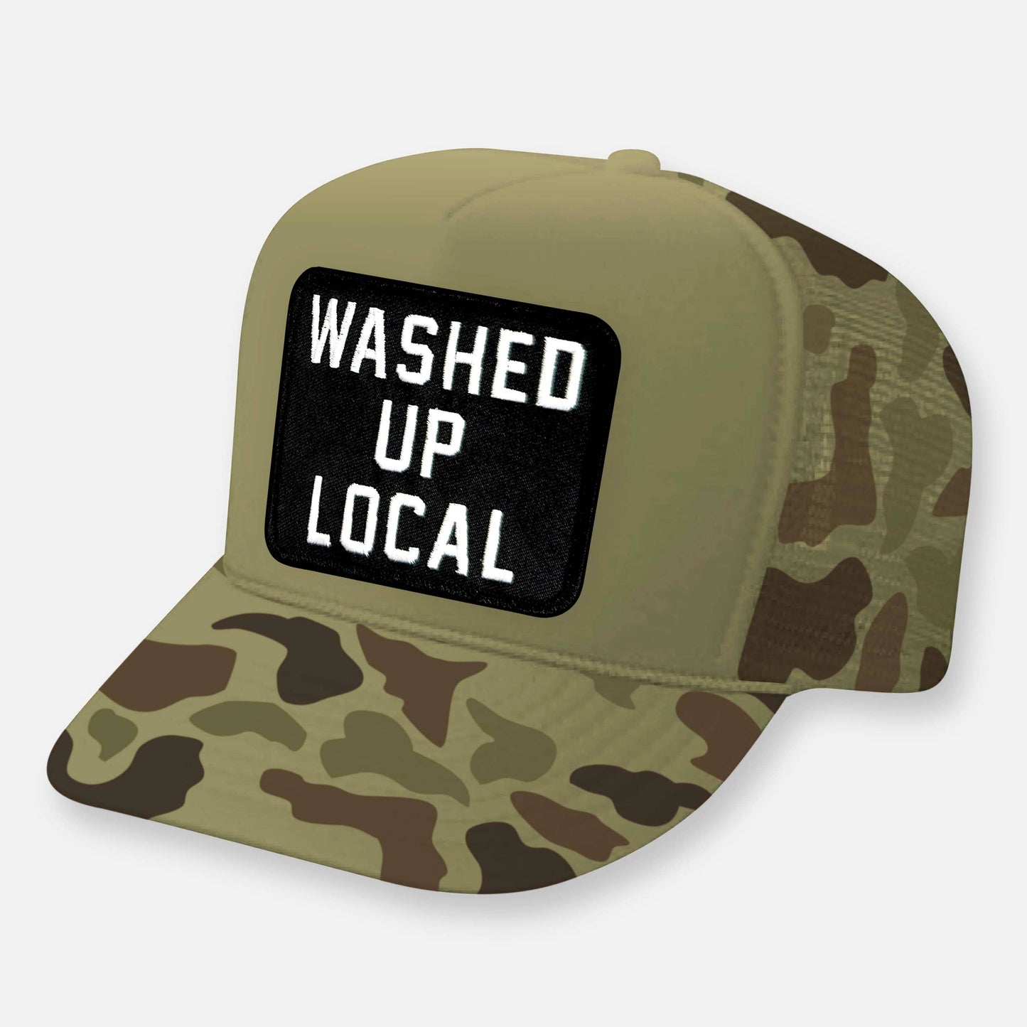 WASHED UP LOCAL CURVED BILL PATCH HAT