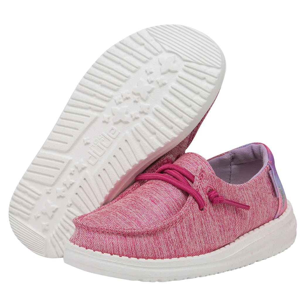 Hey Dude Wendy Toddler Sparkle Pink