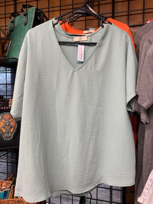 entro Aloe Green Blouse