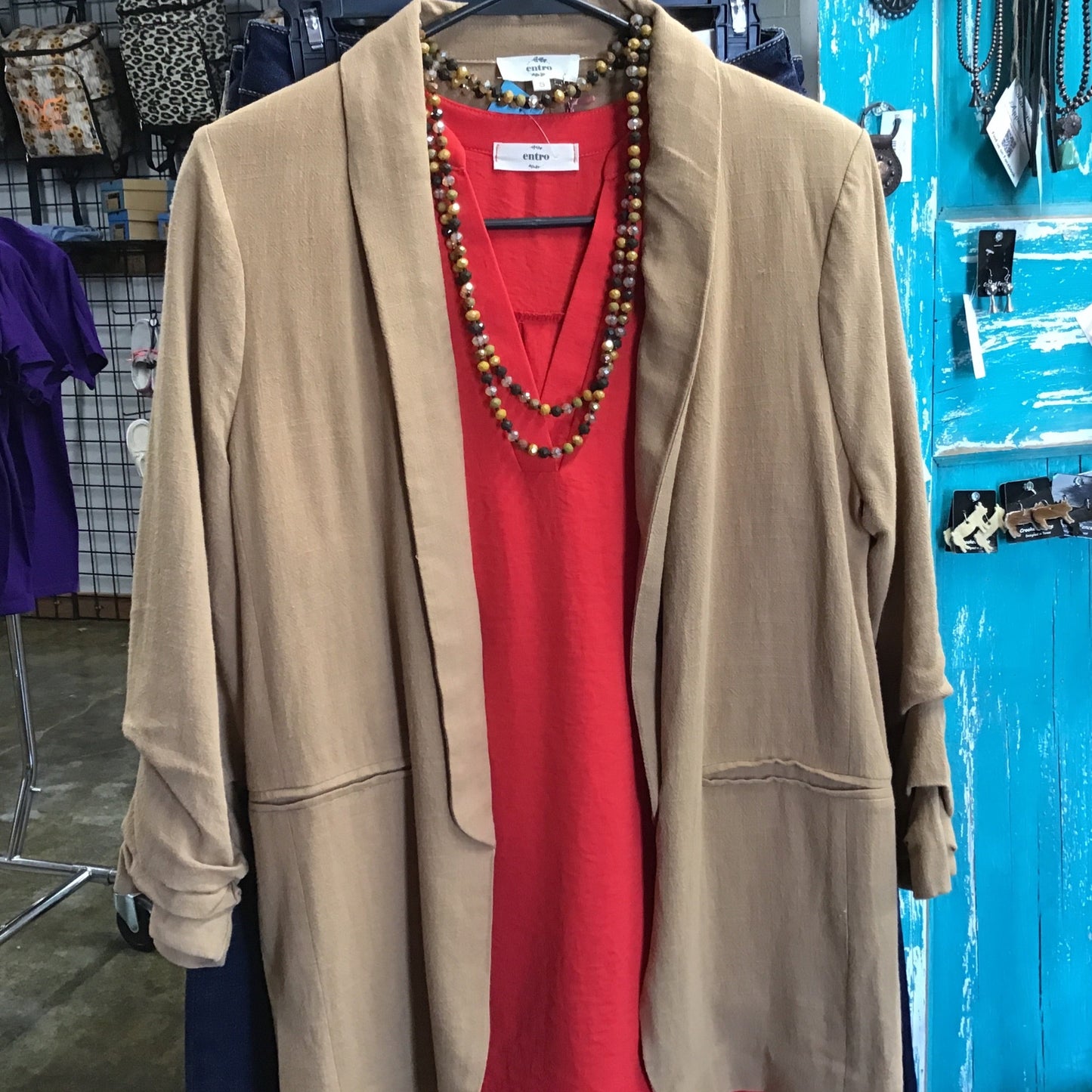 Entro CAMEL FASHION JACKET