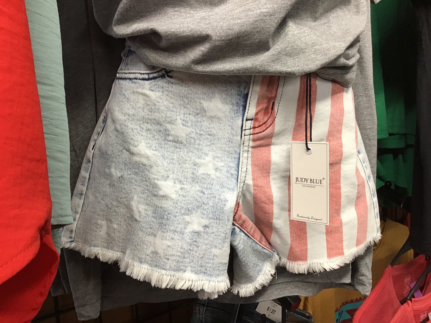 Judy Blue USA Print Shorts