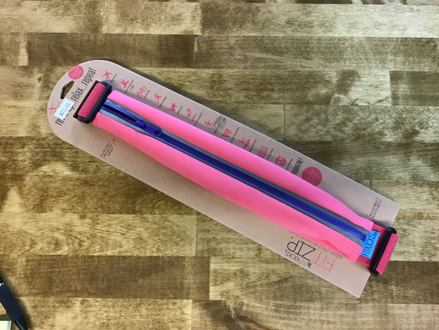 Fit Kicks Coral Waist Pouch