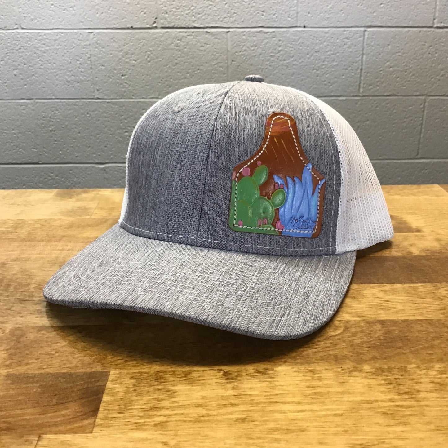 McIntire H Grey/White Cactus Ear Tag