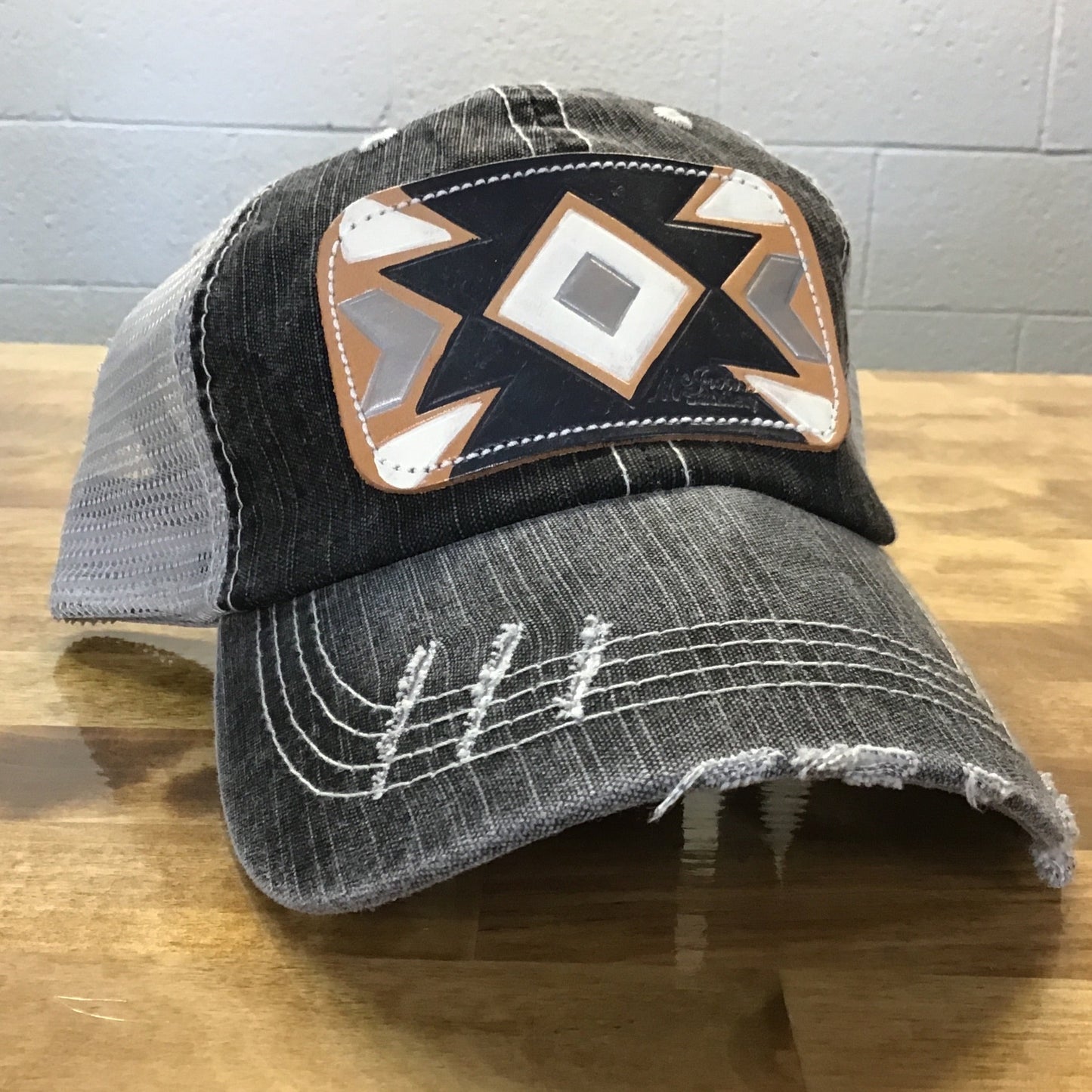 McIntire Charcoal/Grey Black/White Navajo