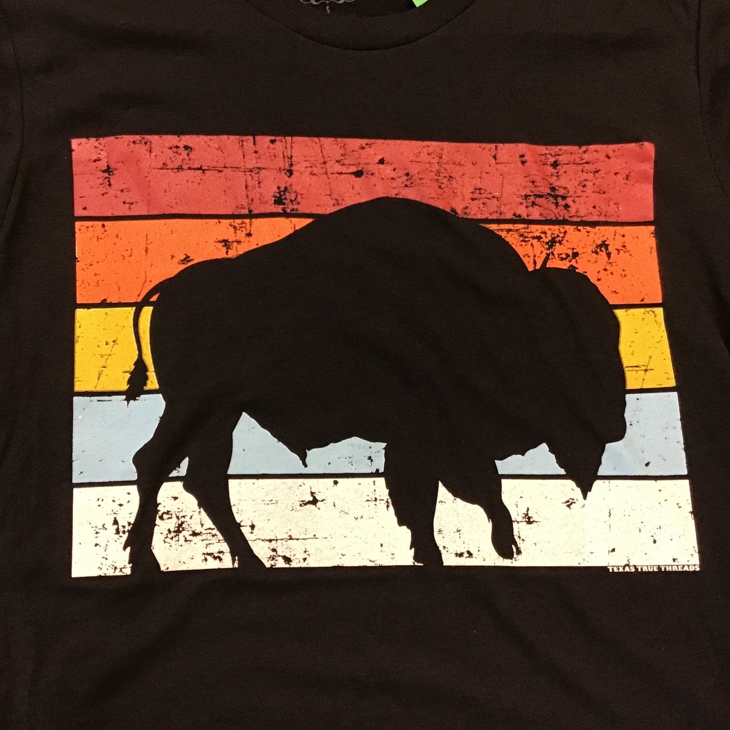 Texas True Threads Shadowed Buffalo Tee