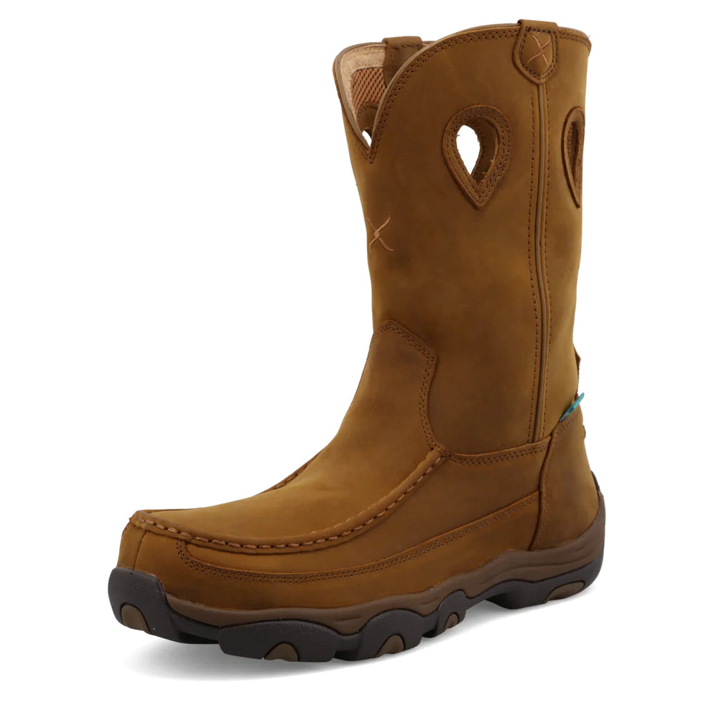 TWISTED X MEN'S WATERPROOF PULL-ON HIKER BOOTS - COMPOSITE TOE