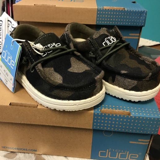 Hey Dude Wally Toddler Linen Camo