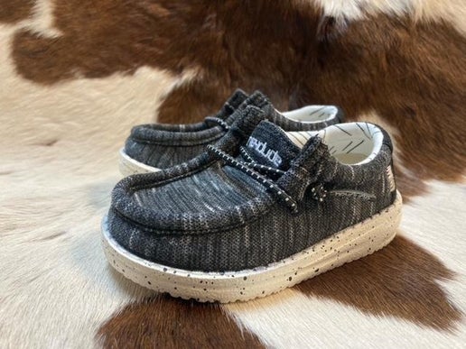 Hey Dude Wally Toddler Stretch Black