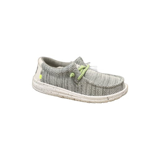 Hey Dude Wally Youth Sox Stone White