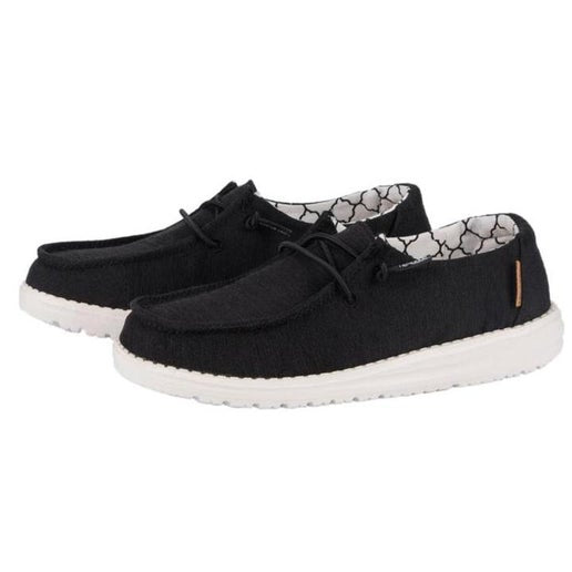 Hey Dude Wendy Youth Linen Black