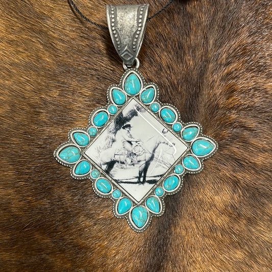 Old Cowboy Pendant