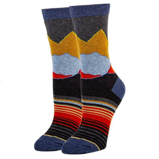 Midnight Sky's | Women's Premium Cotton Crew Dress Socks