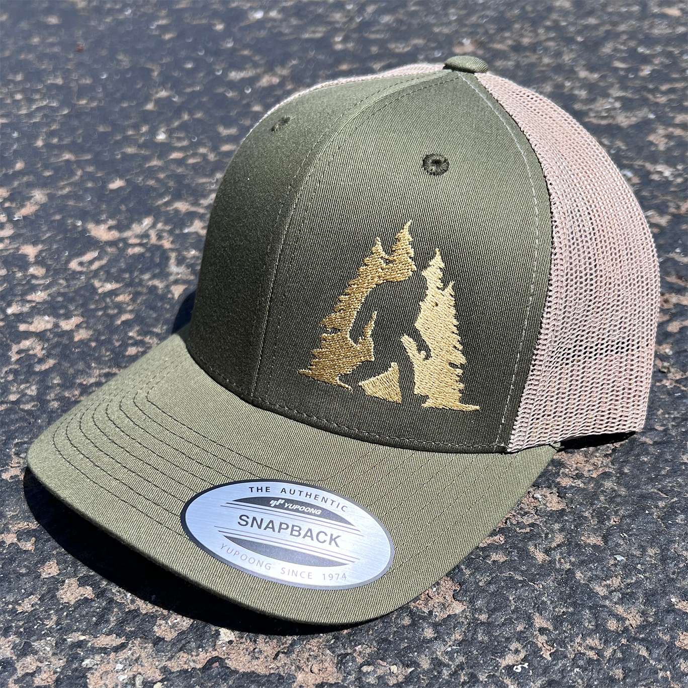 Sasquatch in Trees Trucker Hat