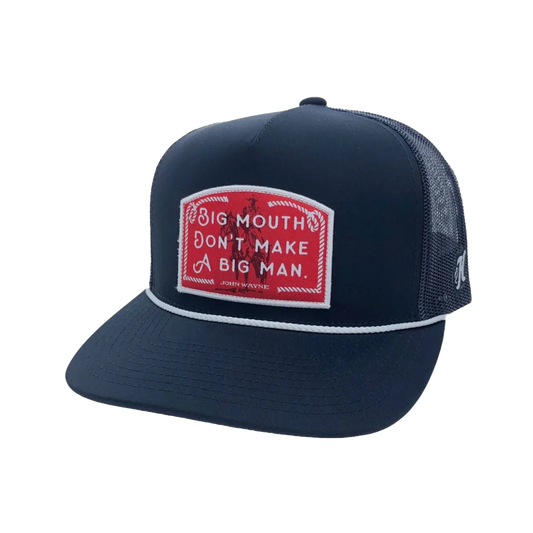 Hooey Men's "John Wayne" 5 Panel Navy Trucker Cap 2267T-NV
