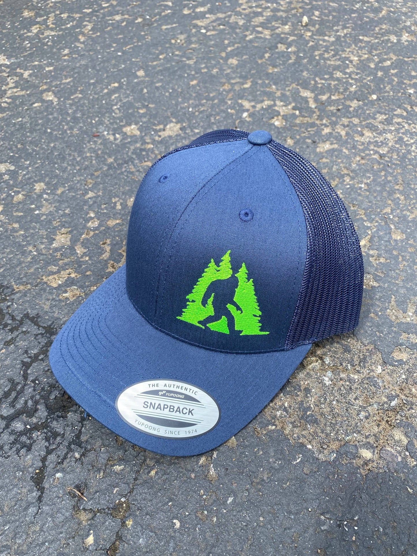 Sasquatch in Trees Trucker Hat