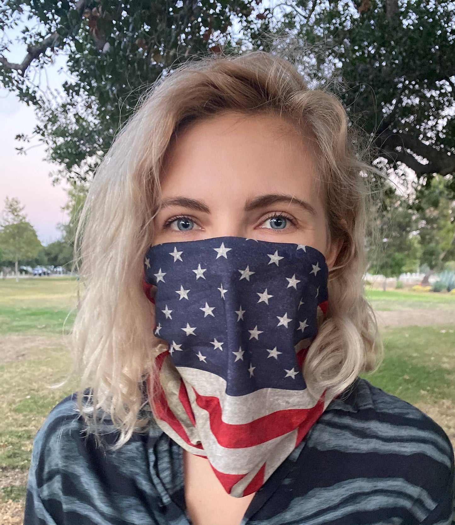 Be Free | Unisex American Flag Bandana Neck Gaiter