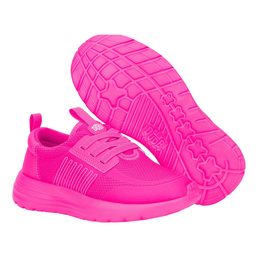 Hey Dude Sirocco Play Youth Bright Pink