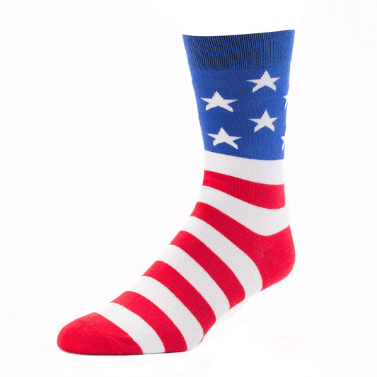 Old Glory | Men's Novelty American Flag Crew Socks