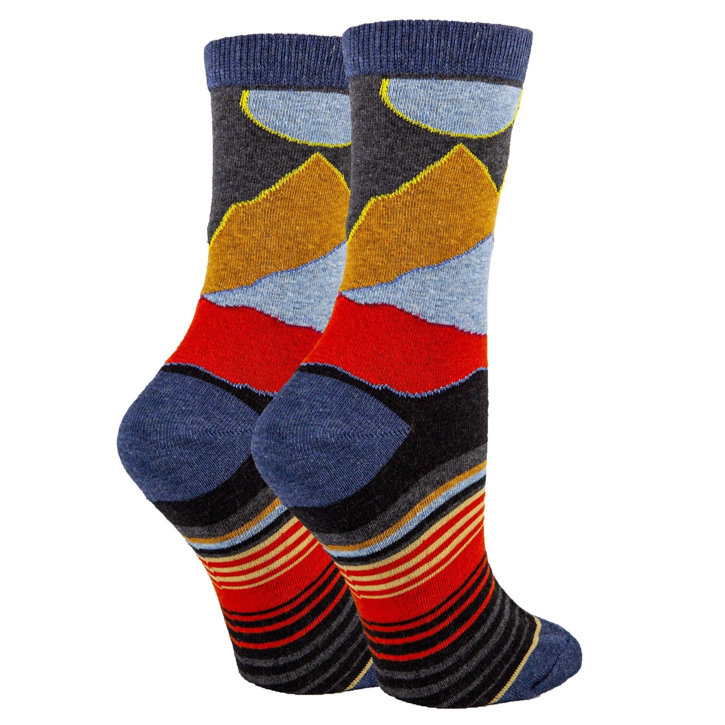Midnight Sky's | Women's Premium Cotton Crew Dress Socks