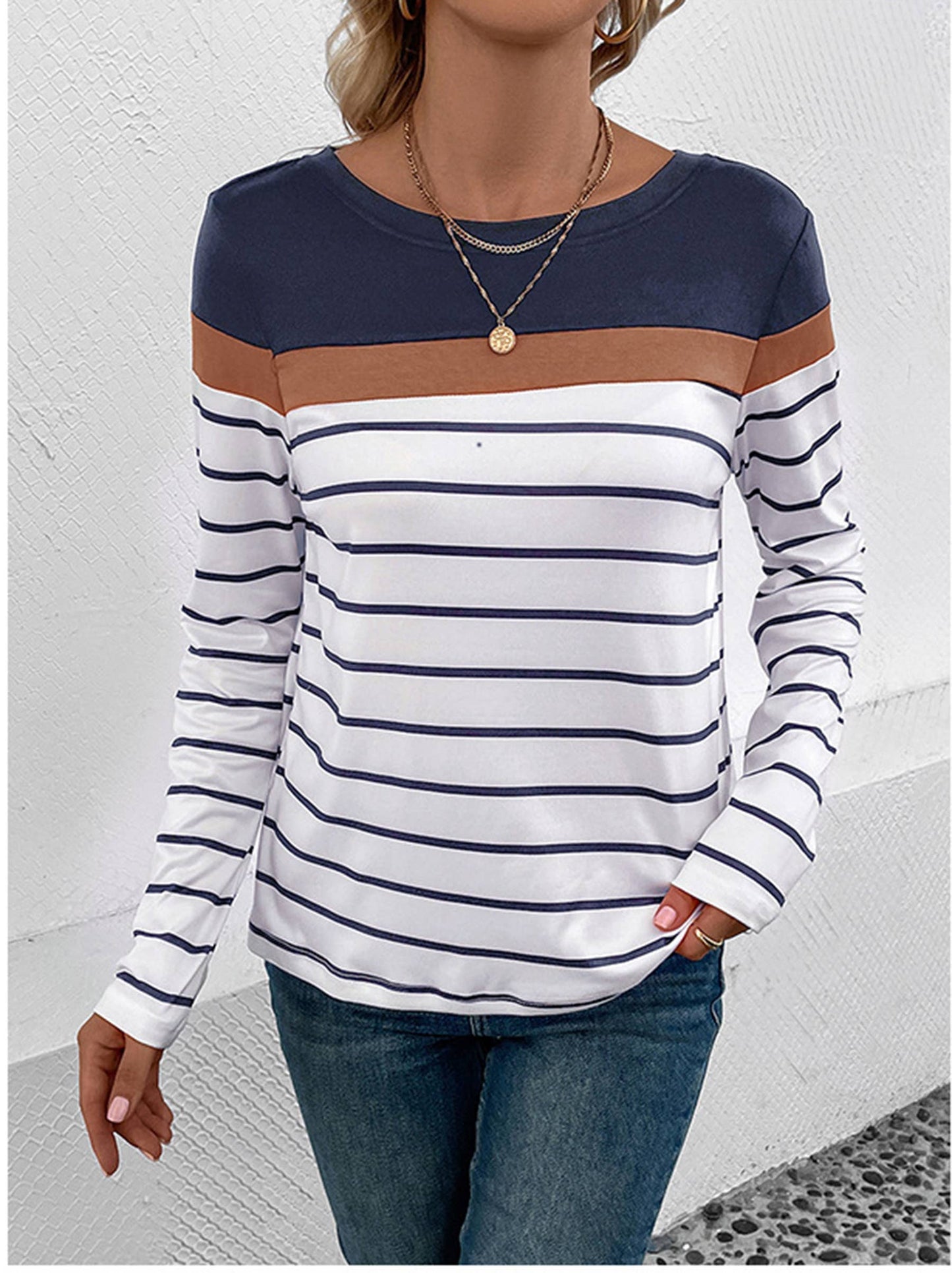 Fashion Cross border Women's Long Sleeve Knitted Shirt Women