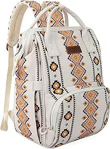 Montana West x Wrangler Callie Diaper Bag Backpack with Stroller Straps Multifunction Baby Travel Bag