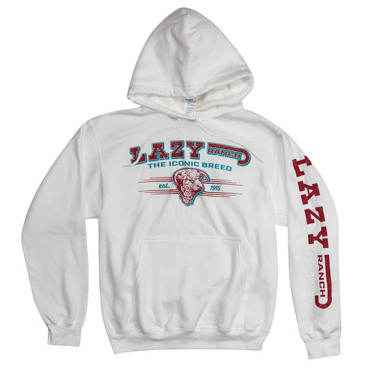 LAZY J RANCH PULLOVER WHITE #HDWITEJ