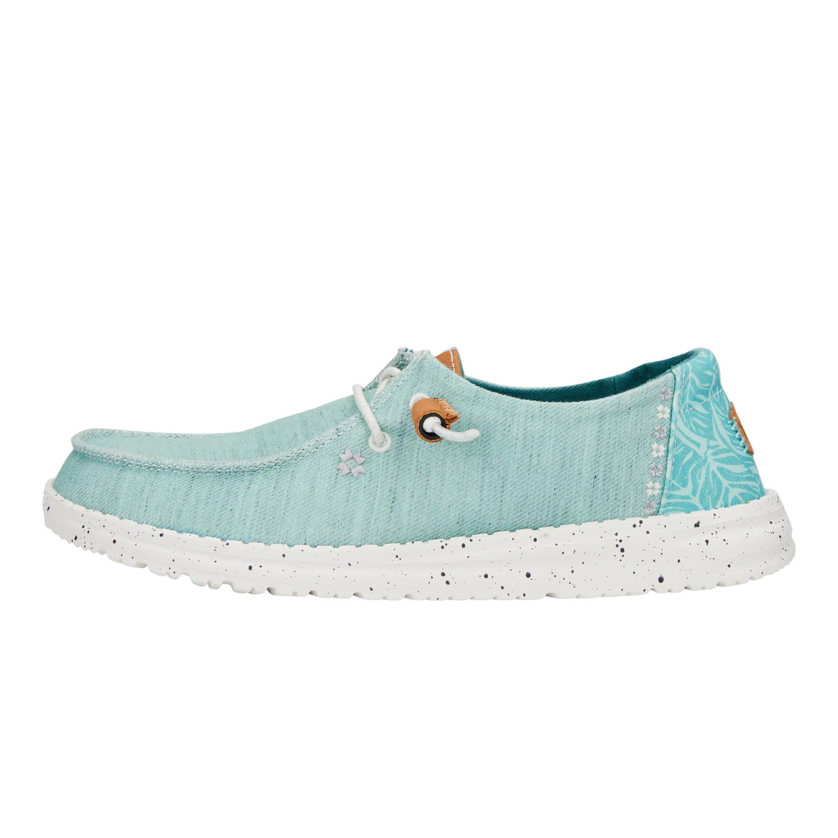 HEY DUDE WENDY HEATHERED SLUB TROPICAL BLUE