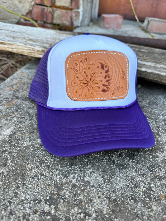 McIntire Purple Trucker Cap
