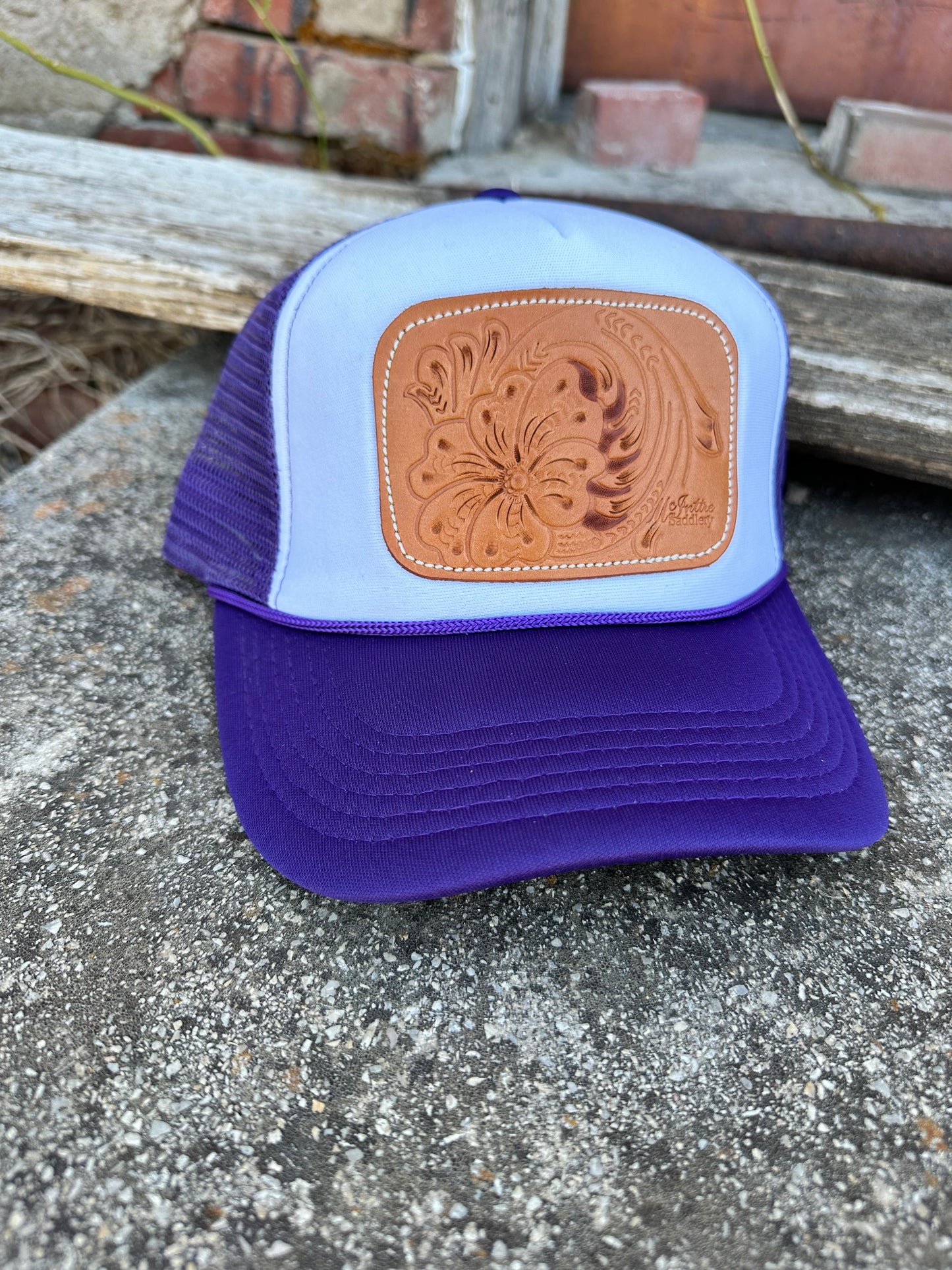 McIntire Purple Trucker Cap