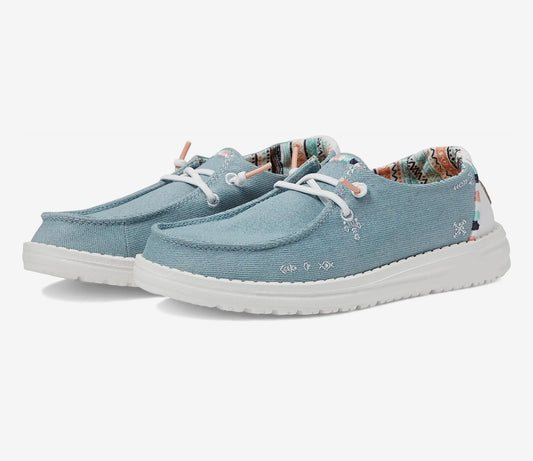 Hey Dude Wendy Youth Boho Light Denim