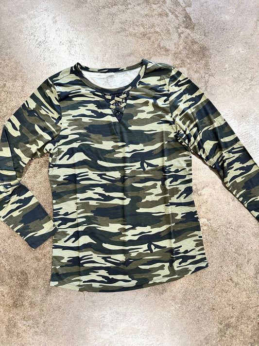 Sunshine and Rodeos Camo Long Sleeve