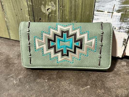 Montana West Muted Teal Wallet