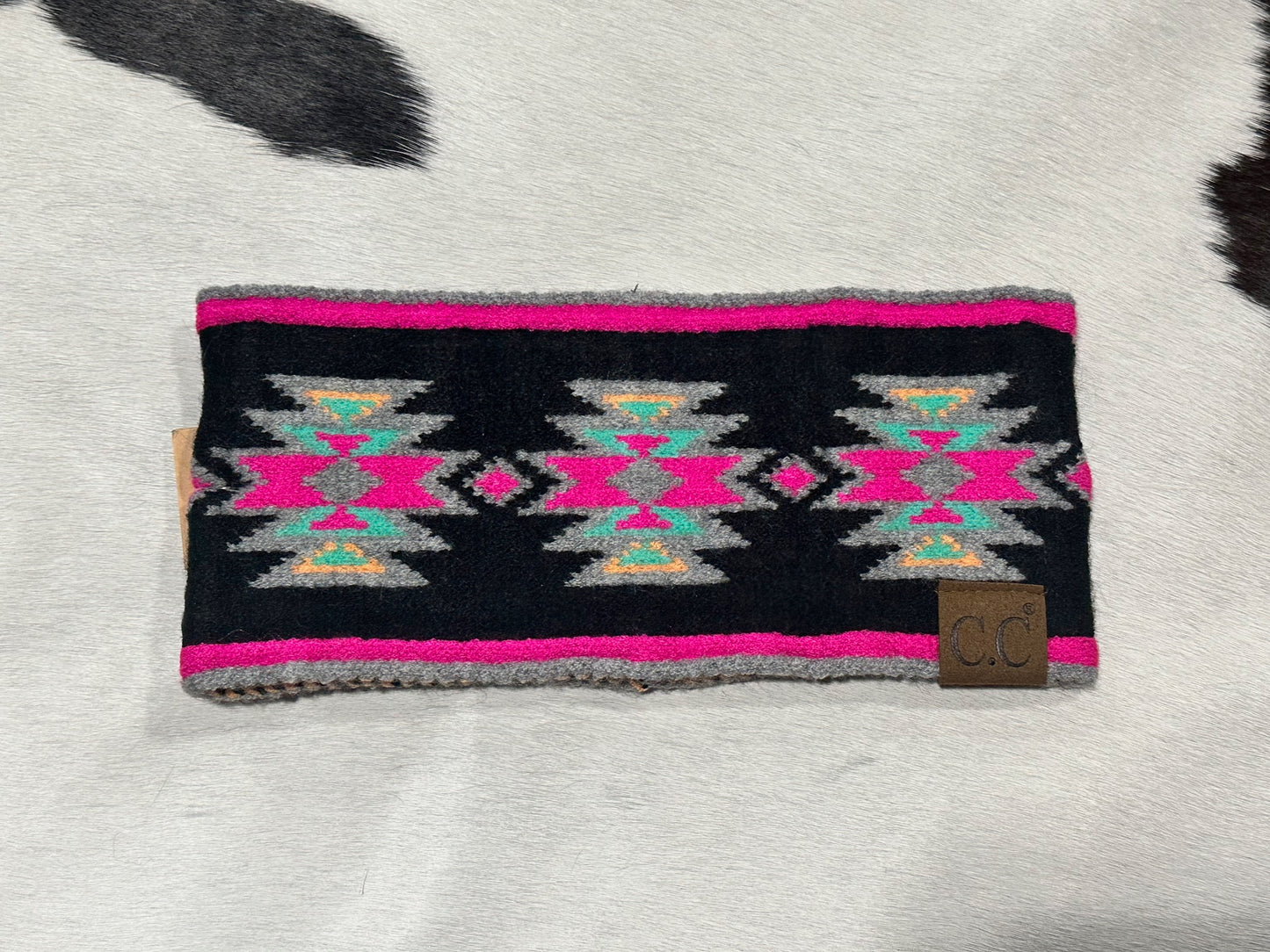 CC Beanie Southwestern Pattern Head Wrap