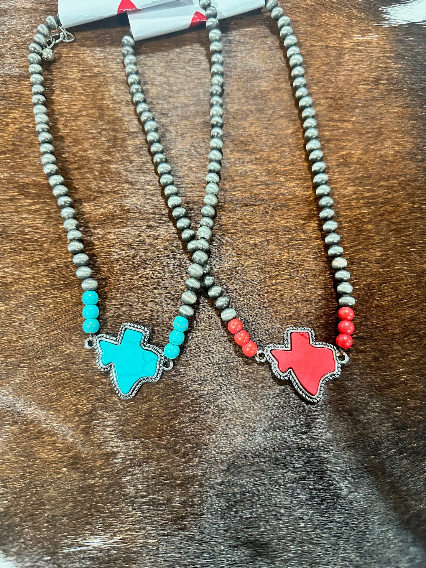 Beaded Texas Necklace